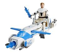 Star Wars Epic World of Action Obi-Wan Kenobi 4"" Action Figure & BARC Speeder Bike