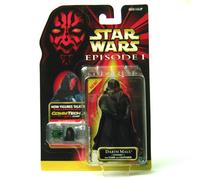 Star Wars Episode 1 - Action Figure 84134 - Darth Maul (Tatooine) with Coat and Lightsaber (Including CommTech Chip)