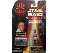 Star Wars - Episode 1 - CommTech Chip Card - Hasbro - Anakin Skywalker (Tatooine) - 3" Figure - with Backpack and Grease Gun - 84074
