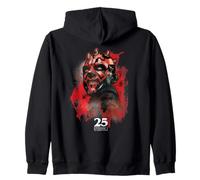 Star Wars Episode I 25th Anniversary Darth Maul Sith Rage Zip Hoodie