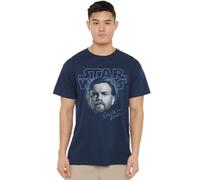 Star Wars: Episode III Revenge of The Sith Jedi Master OBI-Wan Portrait Unisex T Shirt, Navy, XX-Large