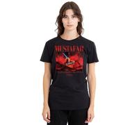 Star Wars: Episode III Revenge of The Sith Jedi Sith Mustafar Face-Off Ladies T Shirt, Black, Small