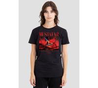 Star Wars: Episode III Revenge of The Sith Jedi Sith Mustafar Face-Off Ladies T Shirt, Black, X-Large