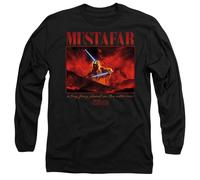 Star Wars: Episode III Revenge of The Sith Jedi Sith Mustafar Face-Off Unisex Long Sleeve T Shirt, Black, XX-Large