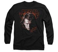 Star Wars: Episode III Revenge of The Sith Revenge of Anakin Portrait Unisex Long Sleeve T Shirt, Black, XX-Large