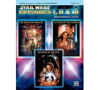 Star Wars Episodes I, II & III Instrumental Solos for Strings: Violin (Book & CD)