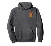 Star Wars Ewok Wicket W. Warrick Yub-Nub Cute Pullover Hoodie, Adult Unisex, Dark Heather Grey, Medium