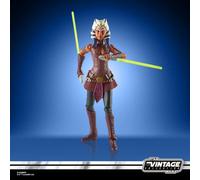 Star Wars Hasbro Star Wars Vintage Ahsoka Toy VC102 9.5cm-Scale Star Clone Wars Collectible Action Figure, Kids Ages 4 and Up, Multicolor