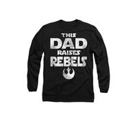 Star Wars Father's Day Dad Raises Rebels Long Sleeve T-Shirt S-2XL, Black