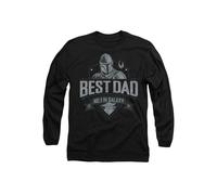 Star Wars Father's Day Mandalorian Best Dad Long Sleeve T-Shirt, Black | Size: 2XL Star Wars Black 2XL
