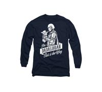 Star Wars Father's Day The Dadalorian Mandalorian Long Sleeve T-Shirt, Navy | Size: XL Star Wars Navy XL