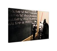 Star Wars Find Droids Movie & TV Canvas Prints - Iconic Poster Wall Art for Home Cinema, Office, Bedroom Large (41 x 30 cm - 16" x 12" inch)