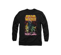 Star Wars Flea Market Retro Villains Long Sleeve T-Shirt, Black | Size: Medium Star Wars Black M