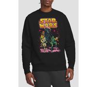 Star Wars Flea Market Retro Villains Sweatshirt, Black | Size: Large Star Wars Black L