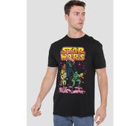Star Wars Flea Market Retro Villains T-Shirt, Black | Size: Large Star Wars Black L