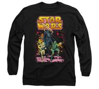 Star Wars Flea Market Retro Villains Unisex Long Sleeve T Shirt, Black, Small