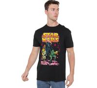 Star Wars Flea Market Retro Villains Unisex T Shirt, Black, Small