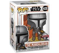 STAR WARS FLYING MANDALORIAN WITH BLASTER FUNKO POP 408 VINYL FIGURE FIGURINE