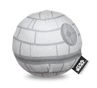 STAR WARS for Pets Death Star Plush Squeaky Ball for Dogs| Toy for Dogs | Fabric Squeaky Ball Dog Toys, Dog Chew Toys, Gifts for Fans, 4 Inch (FF19190)