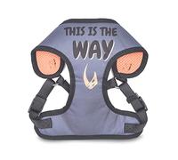 STAR WARS for Pets The Mandalorian: Mandalorian Dog Harness Medium (M) | Medium The Mandalorian Harness for Dogs | D Ring Pet Harness, Harness for Medium Dogs