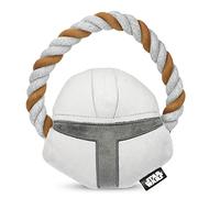 STAR WARS for Pets The Mandalorian Rope Ring with Plush Head Dog Toy | The Mandalorian Chew Toy for Dogs | Dog Toys, Dog Tug Toys, Tug of War Dog Chew Toys | Gifts for Fans of Star Wars