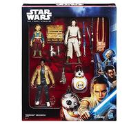 Star Wars Force Awakens Takodana Encounter 4 Action Figure Playset, Rey Finn Maz Kanata BB-8