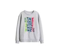 Star Wars Force Is Strong Kids Sweatshirt, Athletic Heather in Light Grey | Size: 5-6 Years Star Wars Light Grey 5-6 Years