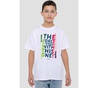 Star Wars Force is Strong Unisex Kids T Shirt, White, 5-6 Years