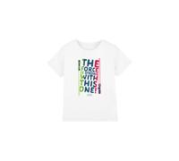 Star Wars Force Is Strong Kids T-Shirt White | Size: 3-4 Years Star Wars White 3-4 Years