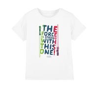 Star Wars Force is Strong Unisex Kids T Shirt, White, 3-4 Years