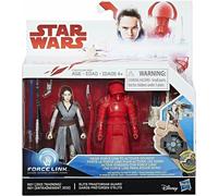 Star Wars Force Link Figure 2 Pack Rey (Jedi Training) & Elite Praetorian Guard