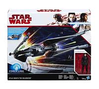 Star Wars Force Link KYLO REN'S TIE SILENCER AND PILOT Playset (THE LAST JEDI)
