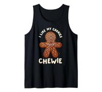 Star Wars Funny Holiday Gingerbread I Like My Cookies Chewie Tank Top