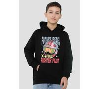 Star Wars Future Rebel Xwing Fighter Pilot Youth Kids Pull-Over Hoodie, Black Disney Black 7-8 Years