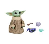 Star Wars Galactic Snackin’ Grogu 23.5-cm-Tall Animatronic Toy with Over 40 Sound and Motion Combinations and Interactive Accessories. NEWER VERSION