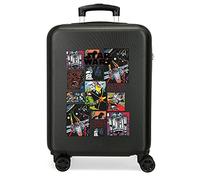 Star Wars Galactic Team Cabin Suitcase Black 38x55x20 cms Rigid ABS Side combination lock 34L 2 kgs 4 Double wheels Hand Luggage