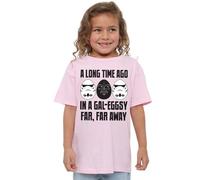 Star Wars GalEggsy Far, Far Away Girls T Shirt, Pink, 9-10 Years