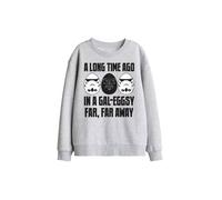 Star Wars Galeggsy Far, Far Away Kids Sweatshirt, Athletic Heather in Light Grey | Size: 5-6 Years Star Wars Light Grey 5-6 Years