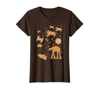 Star Wars Gingerbread Battle T-Shirt, Women, Brown, 3X-Large