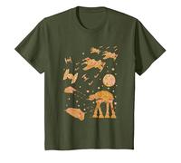 Star Wars Gingerbread Battle T-Shirt, Youth, Olive Green, 3T