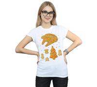 Star Wars Gingerbread Rebels Cotton T-Shirt In White White XL