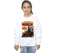 Star Wars Girl's Bumpy Ride Sweatshirt in White | Size: 12-13 Years Star Wars White 12-13 Years
