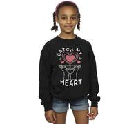 Star Wars Girl's Catch My Heart Sweatshirt in Black | Size: 12-13 Years Star Wars Black 12-13 Years