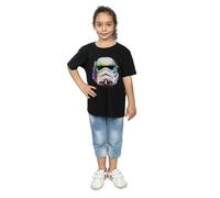 Star Wars Girl's Command Stormtrooper Art Cotton T-Shirt in Black | Size: 12-13 Years Star Wars Black 12-13 Years