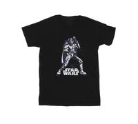 Star Wars Girl's Darth Vader Pose Cotton T-Shirt in Black | Size: 12-13 Years Star Wars Black 12-13 Years