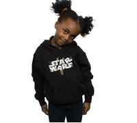 Star Wars Girl's Kiddie Logo Hoodie in Black | Size: 12-13 Years Star Wars Black 12-13 Years