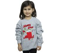 Star Wars Girl's Merry Force Be With You Sweatshirt in Grey | Size: 12-13 Years Star Wars Grey 12-13 Years