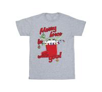 Star Wars Girl's Merry Force Be With You T-Shirt in Grey | Size: 12-13 Years Star Wars Grey 12-13 Years