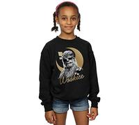 Star Wars Girls The Last Jedi Gold Chewbacca Sweatshirt 9-11 Years Black