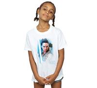 Star Wars Girls The Last Jedi Rey Brushed T-Shirt 12-13 Years White